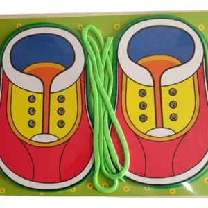 zapatos plantilla didactico aprender a abrochar