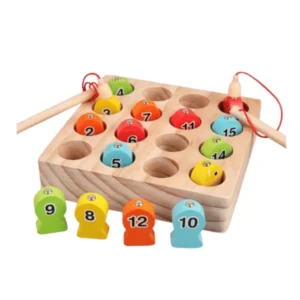 juego de pesca, montessori, didactico, autismo, juego favorece la concentración y la paciencia