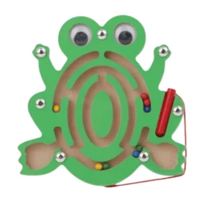 Laberinto ranita, juego montessori, didactico, austismo,