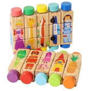 rompecabeza de giro juego montessori